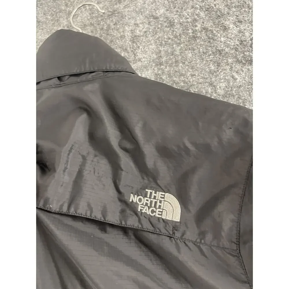 The North Face Jacket Mens Medium Black Windbreaker Full Zip Coat N251